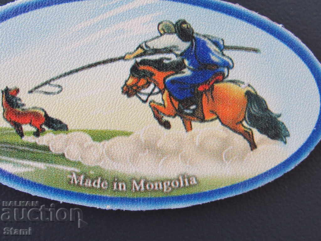 Delivery of Genuine leather magnet from Mongolia-31 series