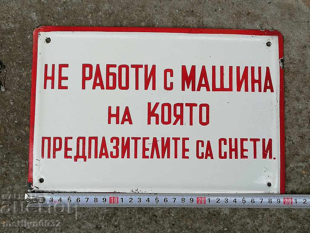 Auction Enameled plate, plate Auction Enameled plate, plate