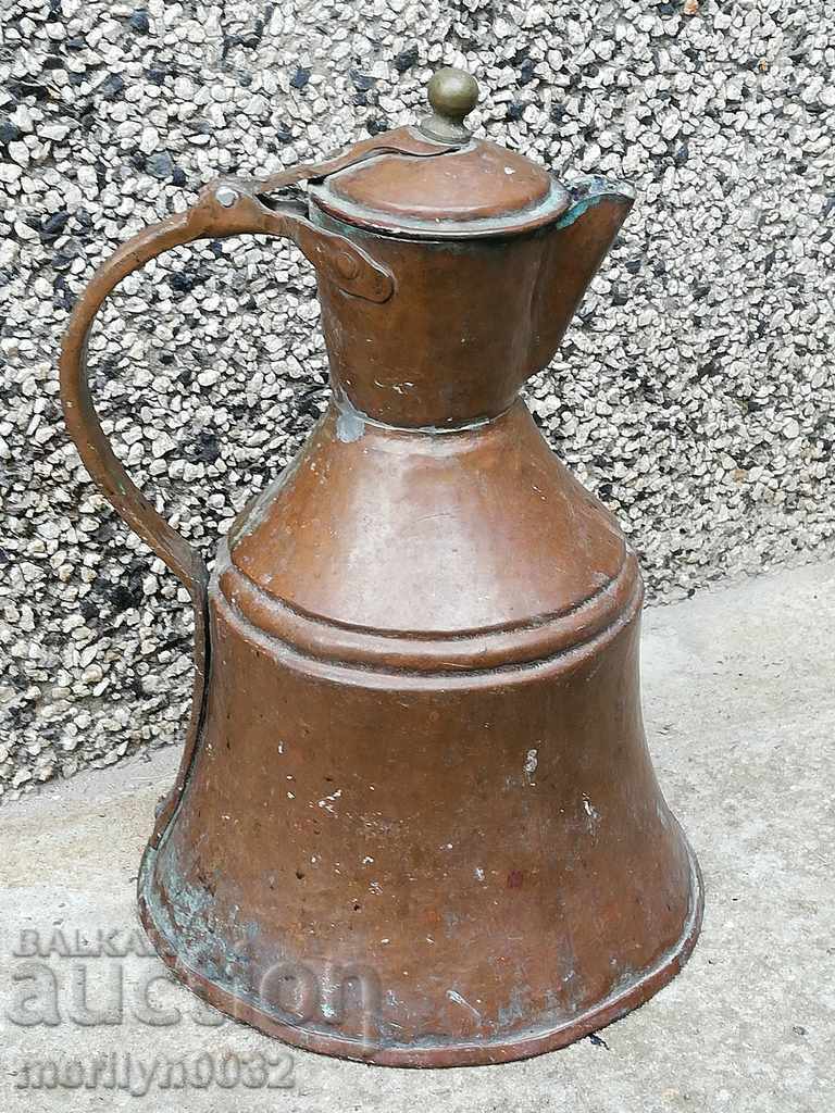 Renaissance gum, kettle, copper, copper vessel, jug, saucer