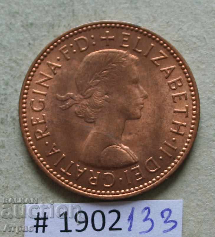 1\2 пени 1967 Великобритания - щемпел -UNC с цена € 0.66 | 1.29 лв.