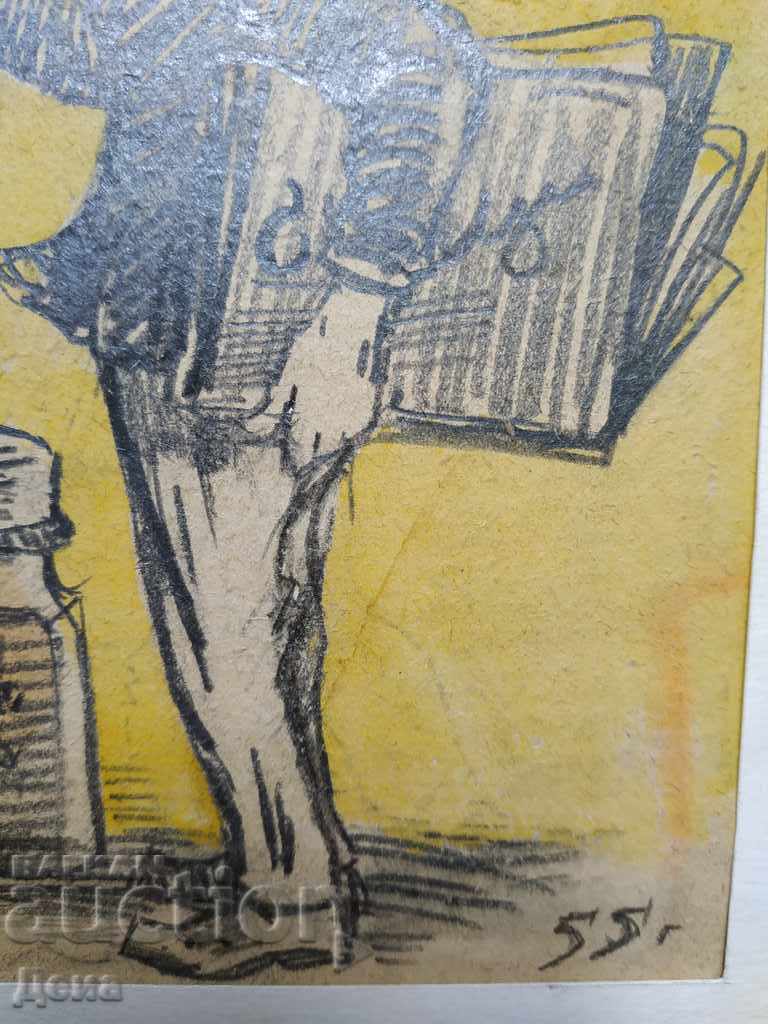 Old drawing - Cartoon 1955 - 6