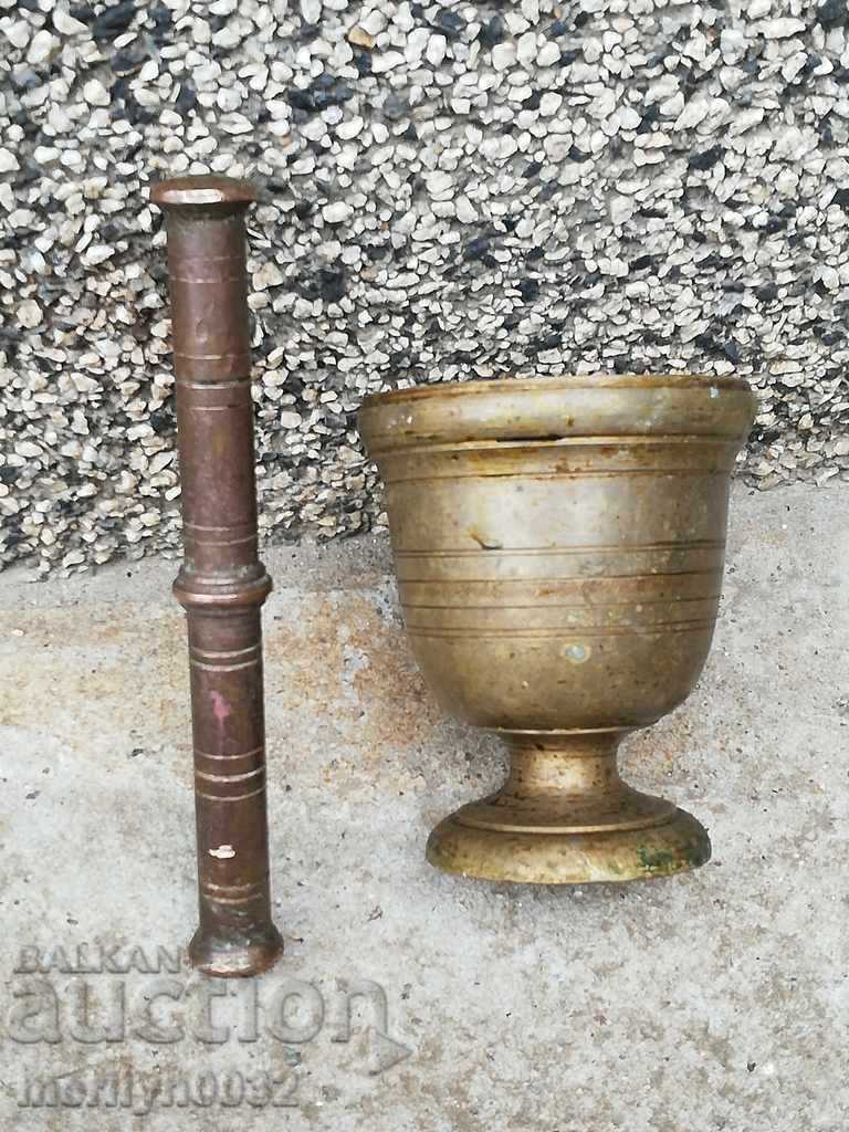 Δημοπρασία Παλιά χάλκινο γουδί με το γουδοχέρι, γουδί Δημοπρασία Παλιά χάλκινο γουδί με το γουδοχέρι, γουδί