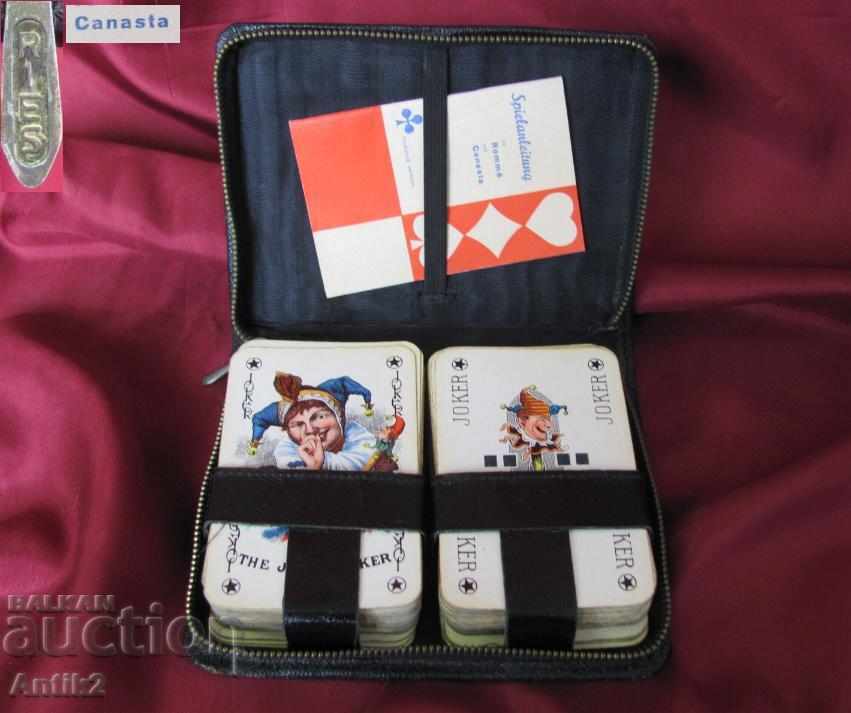 Antique Playing Cards for CANASTA Germany