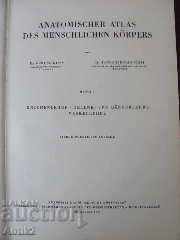 Auction 1971 Medical Book Anatomic Atlas Volume 1 Auction 1971 Medical Book Anatomic Atlas Volume 1