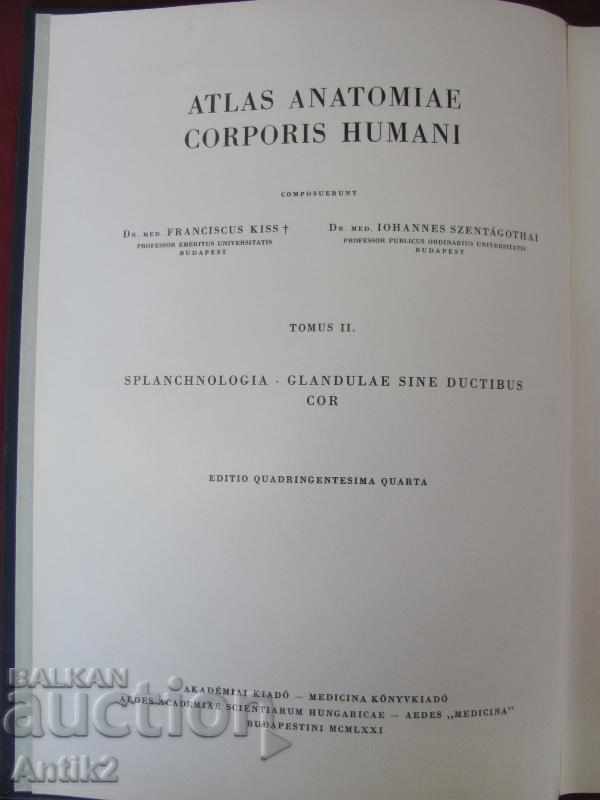 1971 Medical Book Anatomic Atlas Tom 2 nd with price 60.00 BGN | € 30.68 1971 Medical Book Anatomic Atlas Tom 2 nd with price 60.00 BGN | € 30.68
