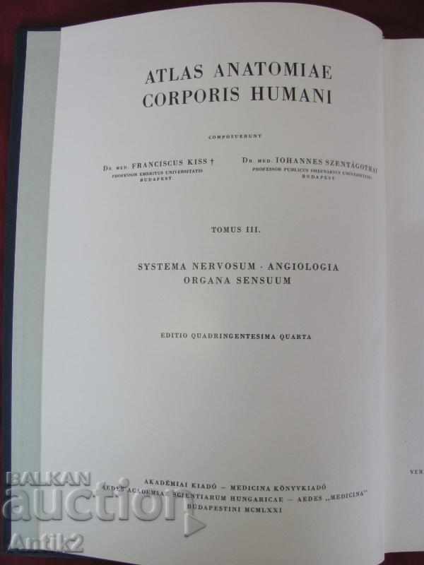 1971 Medical Book Anatomic Atlas Volume 3 th with price 60.00 BGN | € 30.68 1971 Medical Book Anatomic Atlas Volume 3 th with price 60.00 BGN | € 30.68