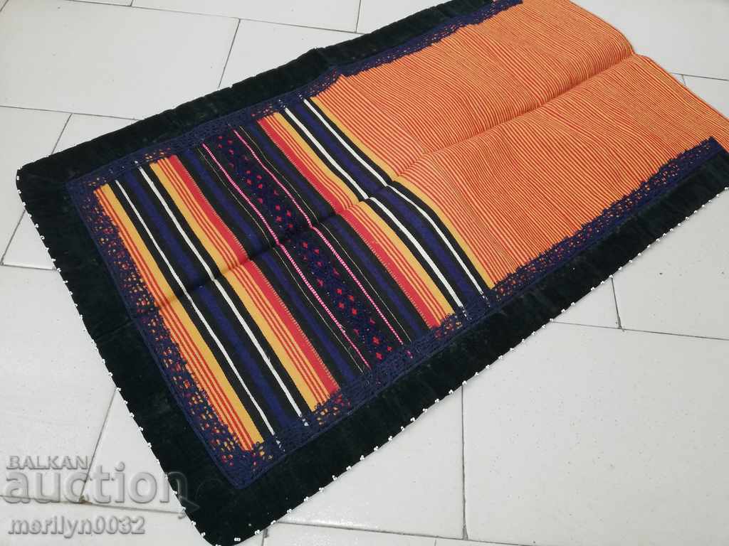 Old apron tinsel embroidery, costume, cloth Old apron tinsel embroidery, costume, cloth