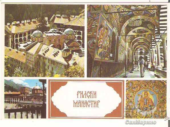 Картичка  България  Рилски манастир К 3*