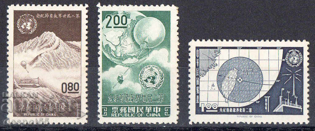 1962. Taiwan. World Day of Meteorology.