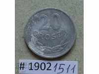 20 гроши 1963 Полша