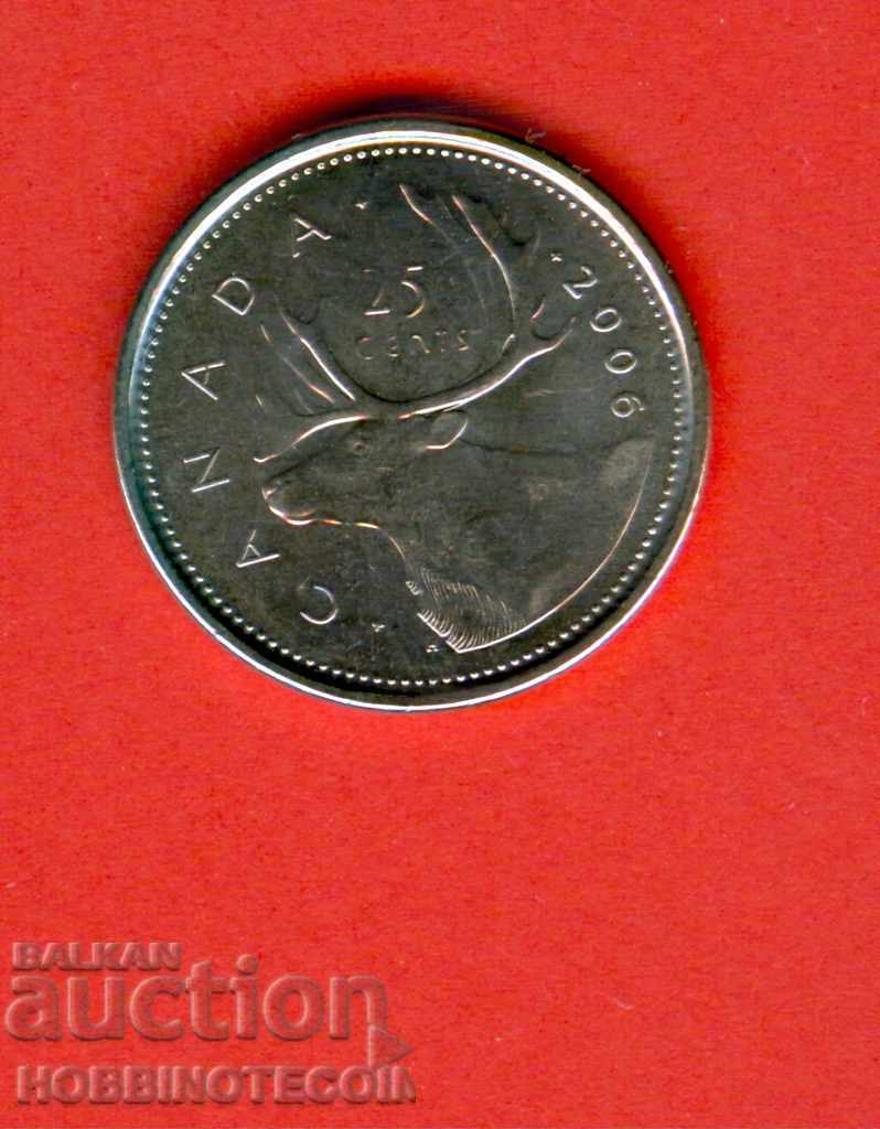 CANADA 25 cents issue - 2006 NEW UNC CANADA 25 cents issue - 2006 NEW UNC