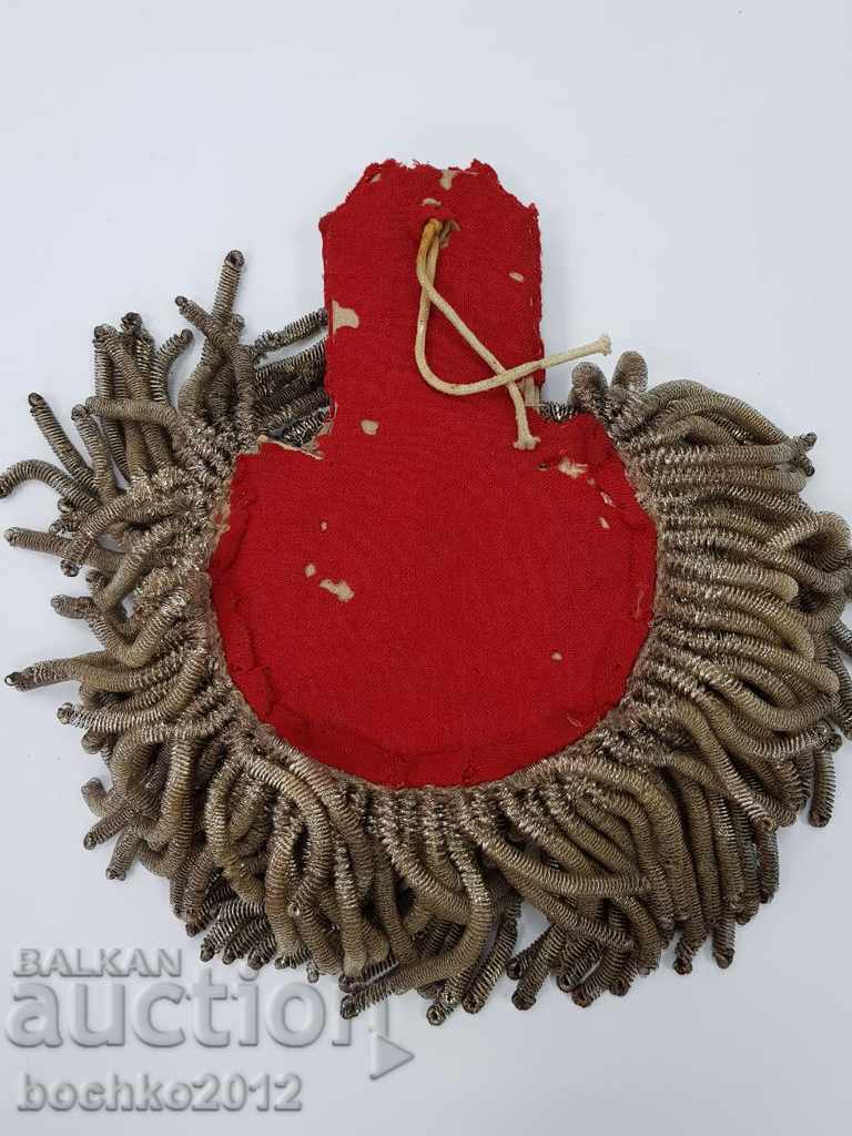 Very rare Bulgarian royal epaulette General-Staff-Colonel - 5 Very rare Bulgarian royal epaulette General-Staff-Colonel - 5
