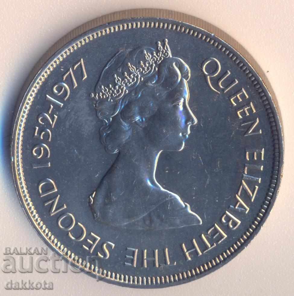 Gibraltar 25 pence 1977 28,47 g, 38,61 mm, thickness 3,3 mm with price 14.90 BGN | € 7.62 Gibraltar 25 pence 1977 28,47 g, 38,61 mm, thickness 3,3 mm with price 14.90 BGN | € 7.62