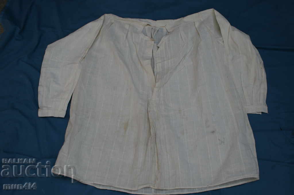 Автентична мъжка риза кенар народна носия шевица везба(181)