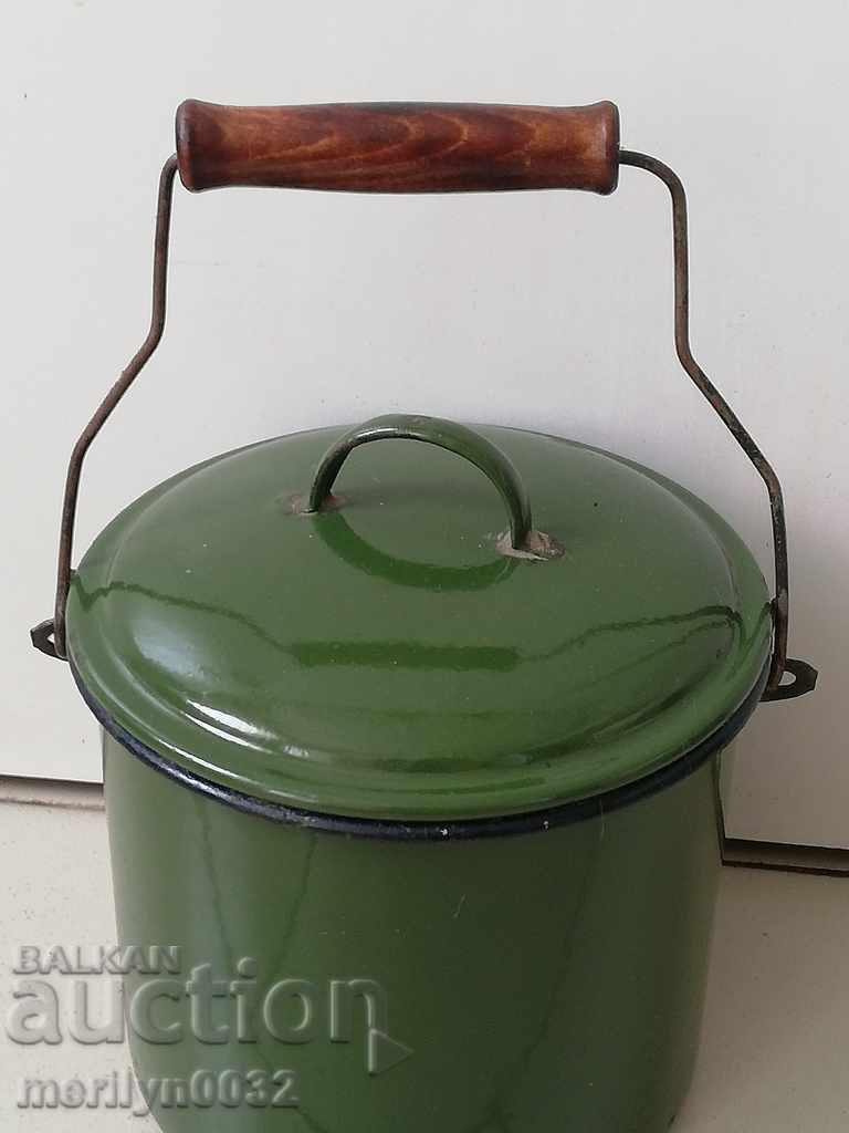 Доставка на Емайлирано соц канче капак метална чаша канчок емайлиран съд Доставка на Емайлирано соц канче капак метална чаша канчок емайлиран съд