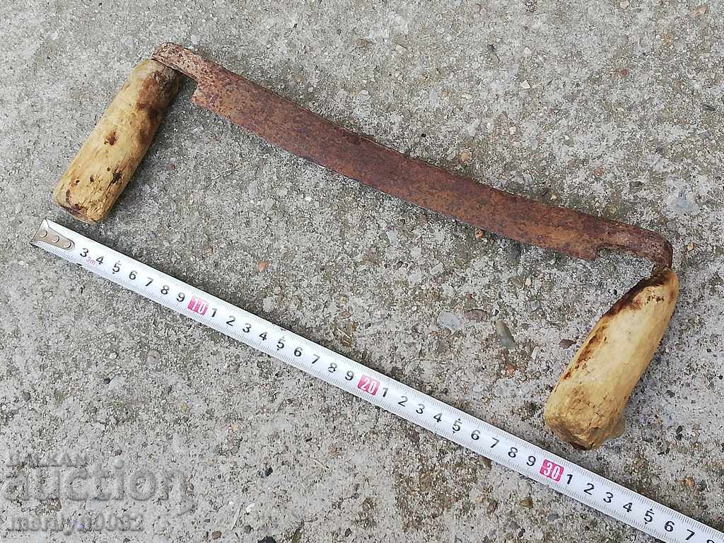 Livrarea Vechi din fier forjat lemn instrument RUKAN razatoare Livrarea Vechi din fier forjat lemn instrument RUKAN razatoare