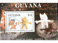 1989. Guyana. Olympic and other sports events. Block.