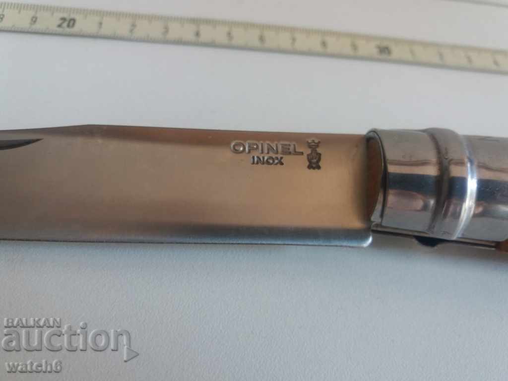 Auction An extremely beautiful Opinel knife with a hand-carved handle - Auction An extremely beautiful Opinel knife with a hand-carved handle -