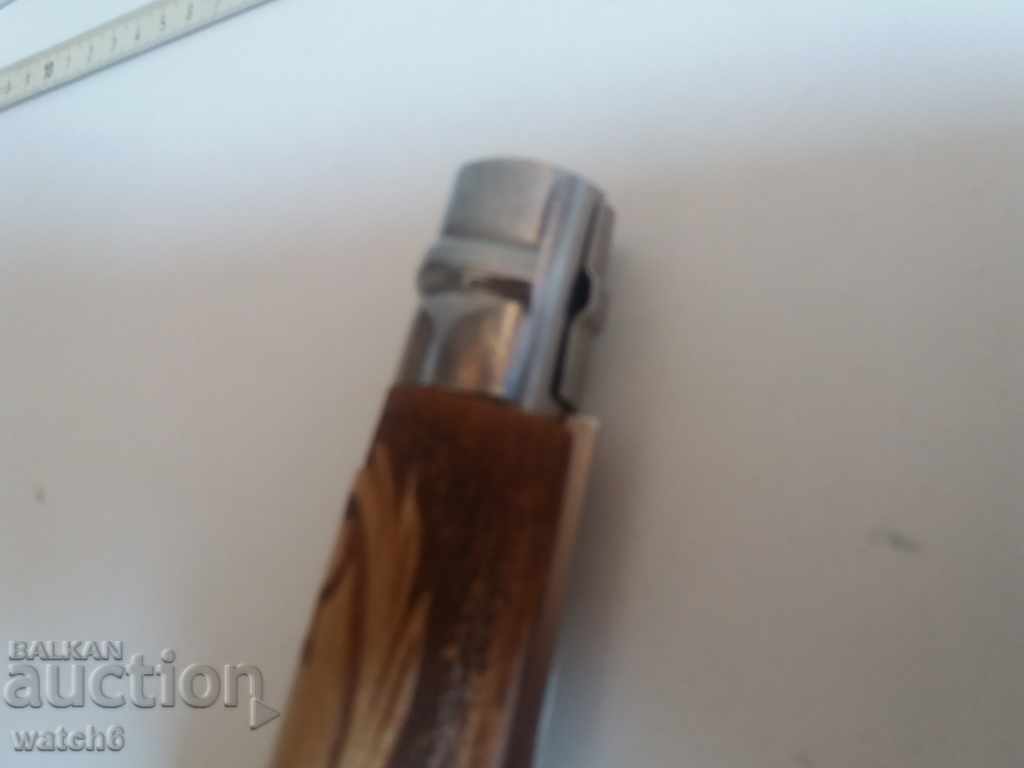 An extremely beautiful Opinel knife with a hand-carved handle - - 5 An extremely beautiful Opinel knife with a hand-carved handle - - 5