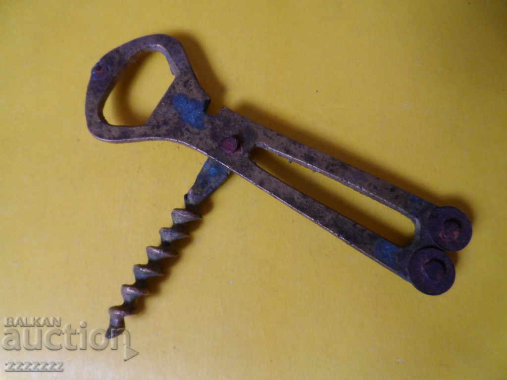old bronze opener/corkscrew with price 20.00 BGN | € 10.23