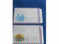 Нов пощенски плик-Монголия-сет от два плика