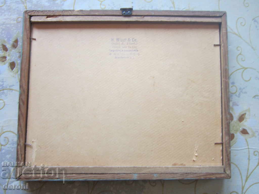 Доставка на Стара немска картина подписана 19 век Доставка на Стара немска картина подписана 19 век