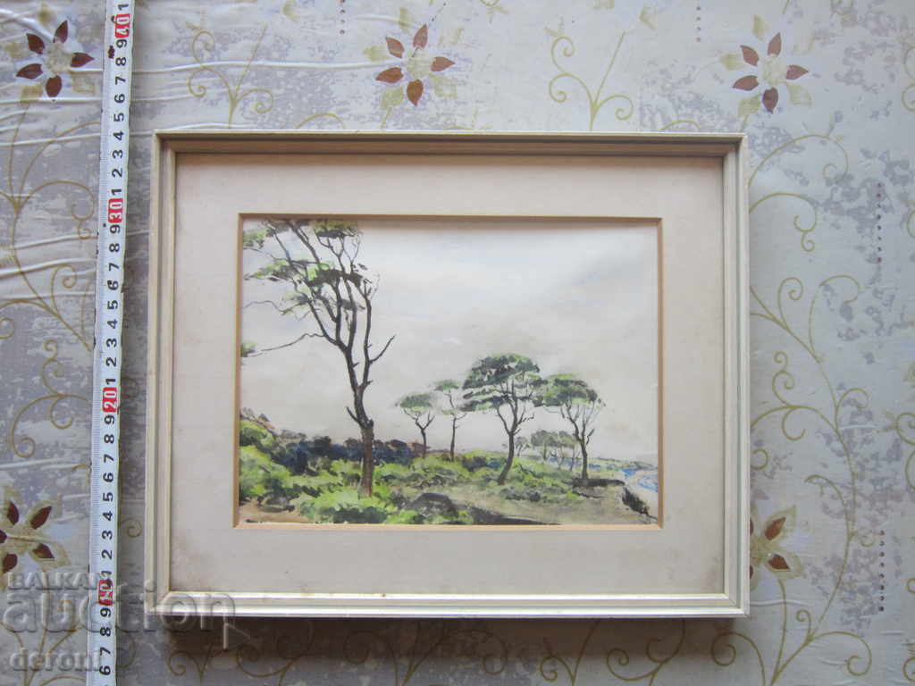 Стара немска картина офорт с цена 45.00 лв. | € 23.01 Стара немска картина офорт с цена 45.00 лв. | € 23.01