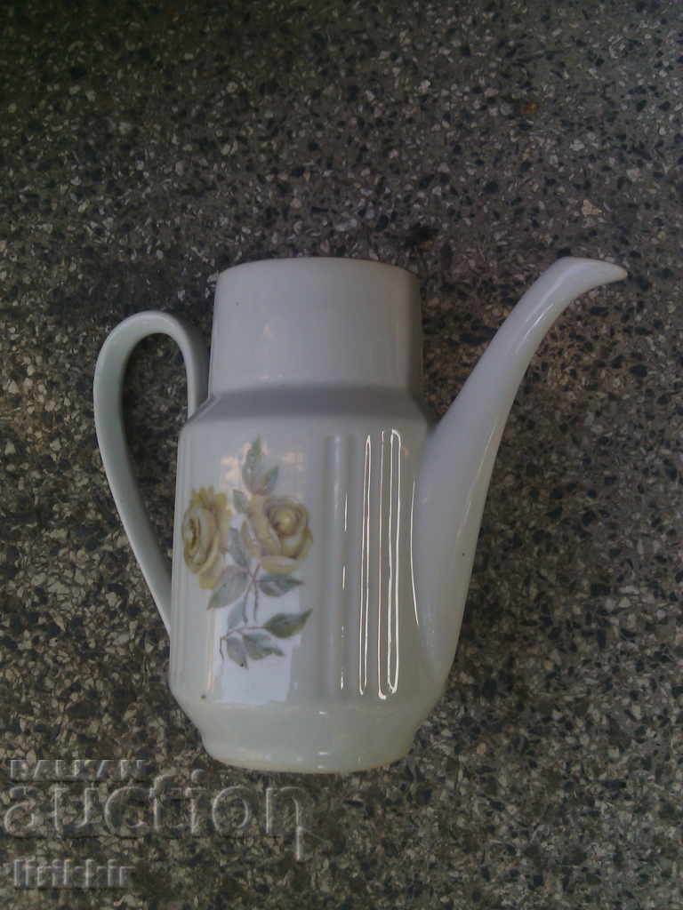 An old porcelain jug marked