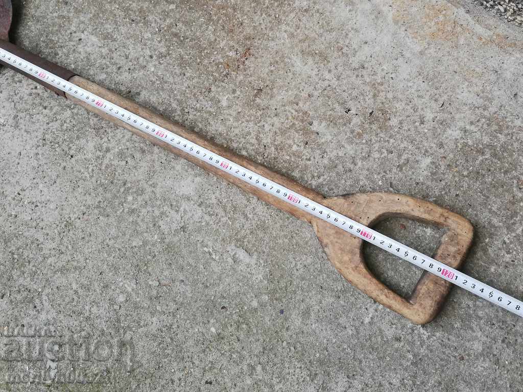 Shovel for coal from an old locomotive kettle, wrought iron - 5 Shovel for coal from an old locomotive kettle, wrought iron - 5