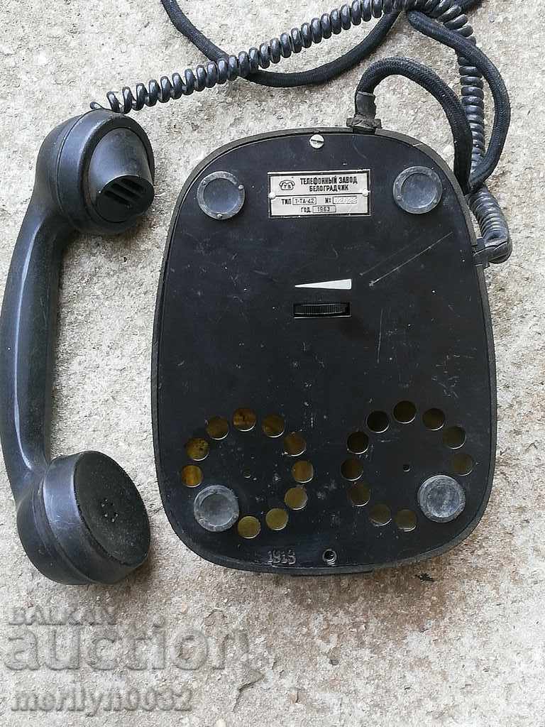 Telephone apparatus Bulgarian telephone baguette - 7 Telephone apparatus Bulgarian telephone baguette - 7