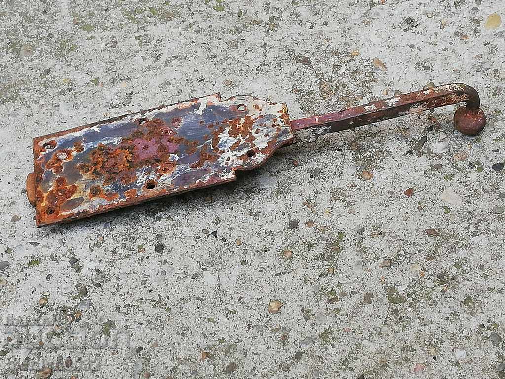 Old wrought-iron latch, latch, lock, lock, reel - 5 Old wrought-iron latch, latch, lock, lock, reel - 5