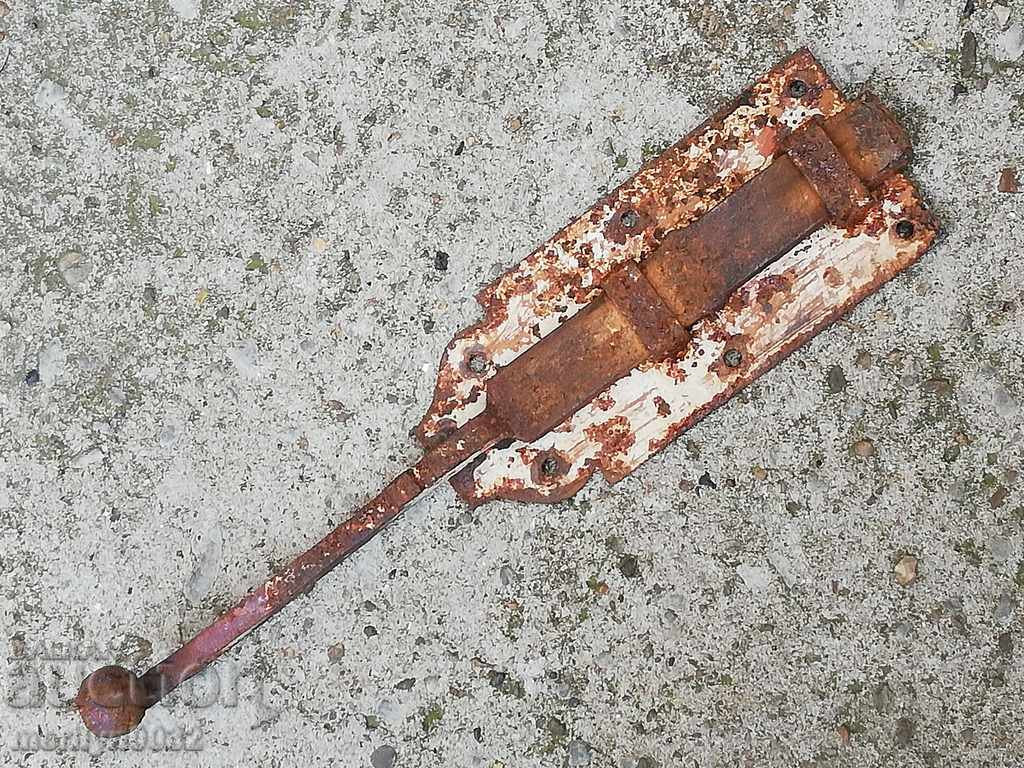 Old wrought-iron latch, latch, lock, lock, reel - 6 Old wrought-iron latch, latch, lock, lock, reel - 6