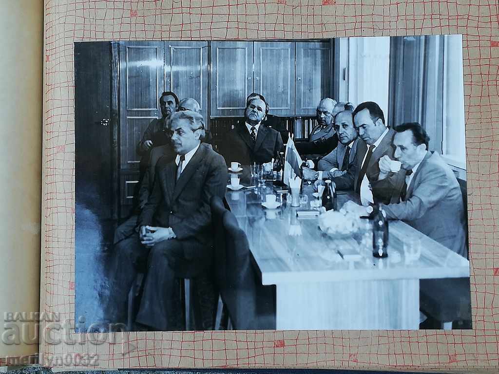 Delivery of Photo album of General M.Sc. of the Ministry of Internal Affairs Radul Minchev NRB USSR Delivery of Photo album of General M.Sc. of the Ministry of Internal Affairs Radul Minchev NRB USSR
