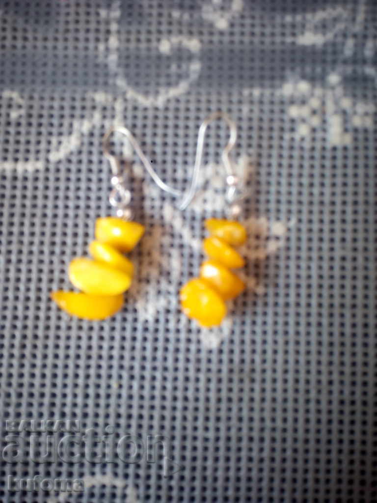 Auction Amber earrings Auction Amber earrings