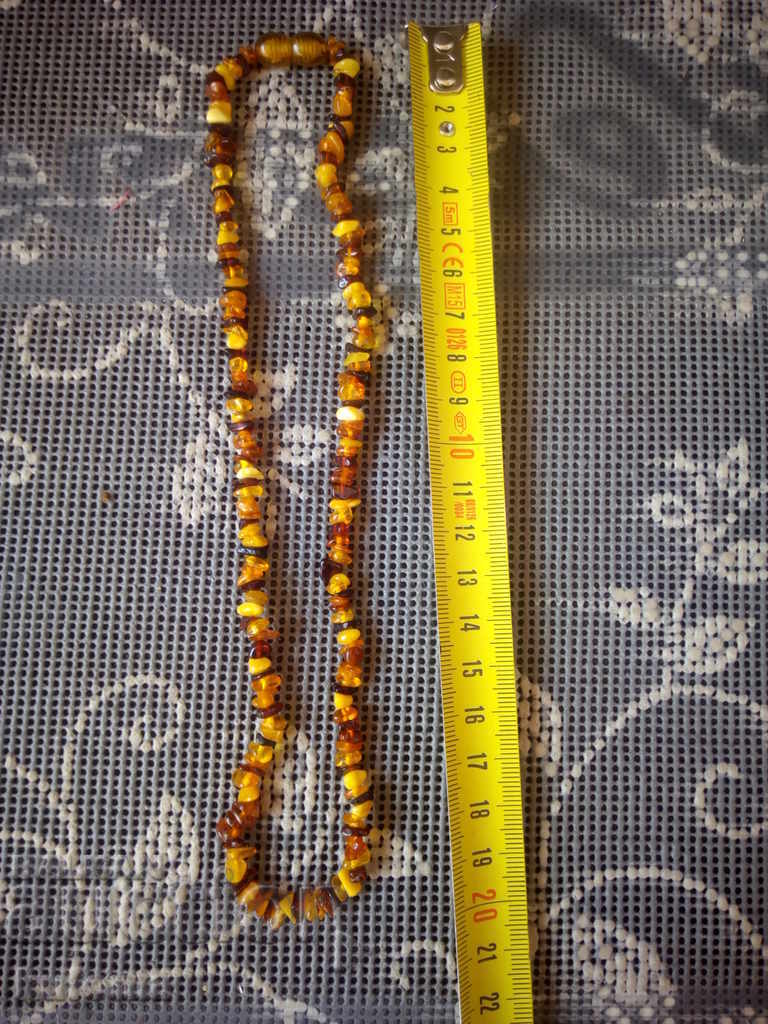 Amber amber necklace