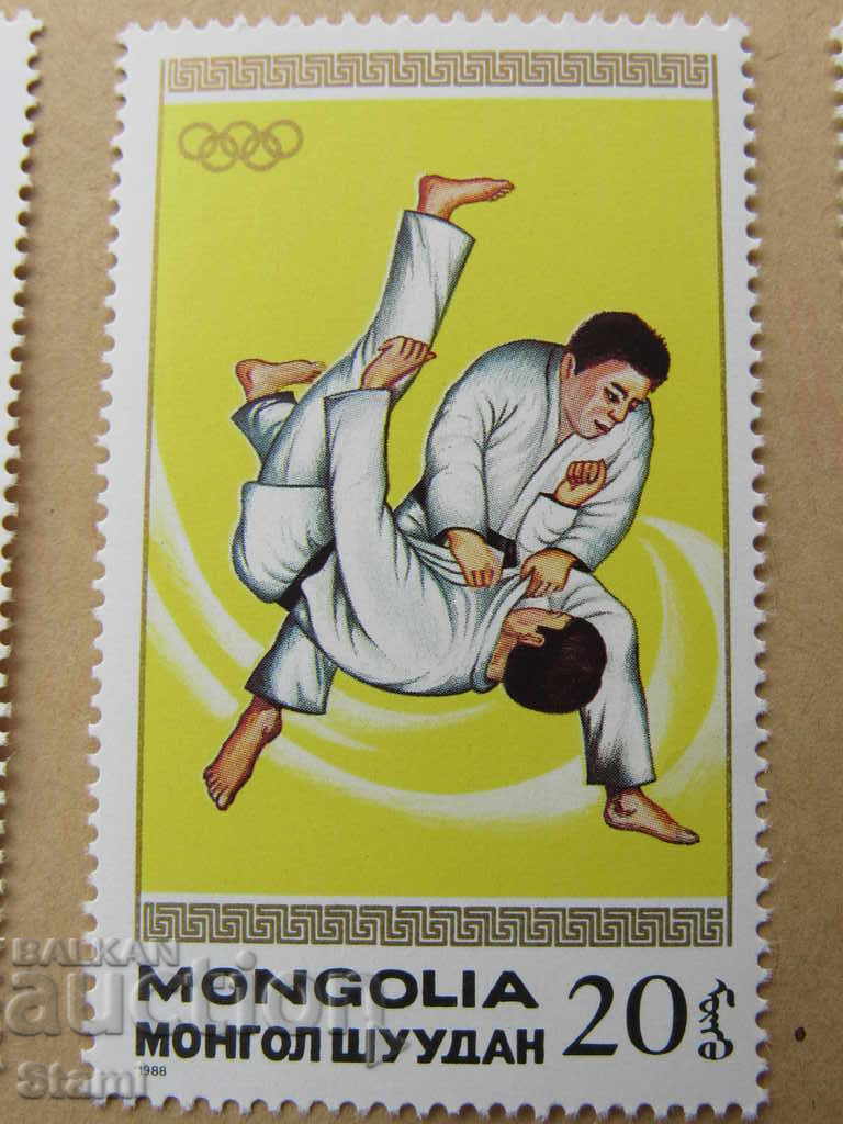 Block Marks 24 Summer Olympics, Mongolia, 1988, New, - 6 Block Marks 24 Summer Olympics, Mongolia, 1988, New, - 6