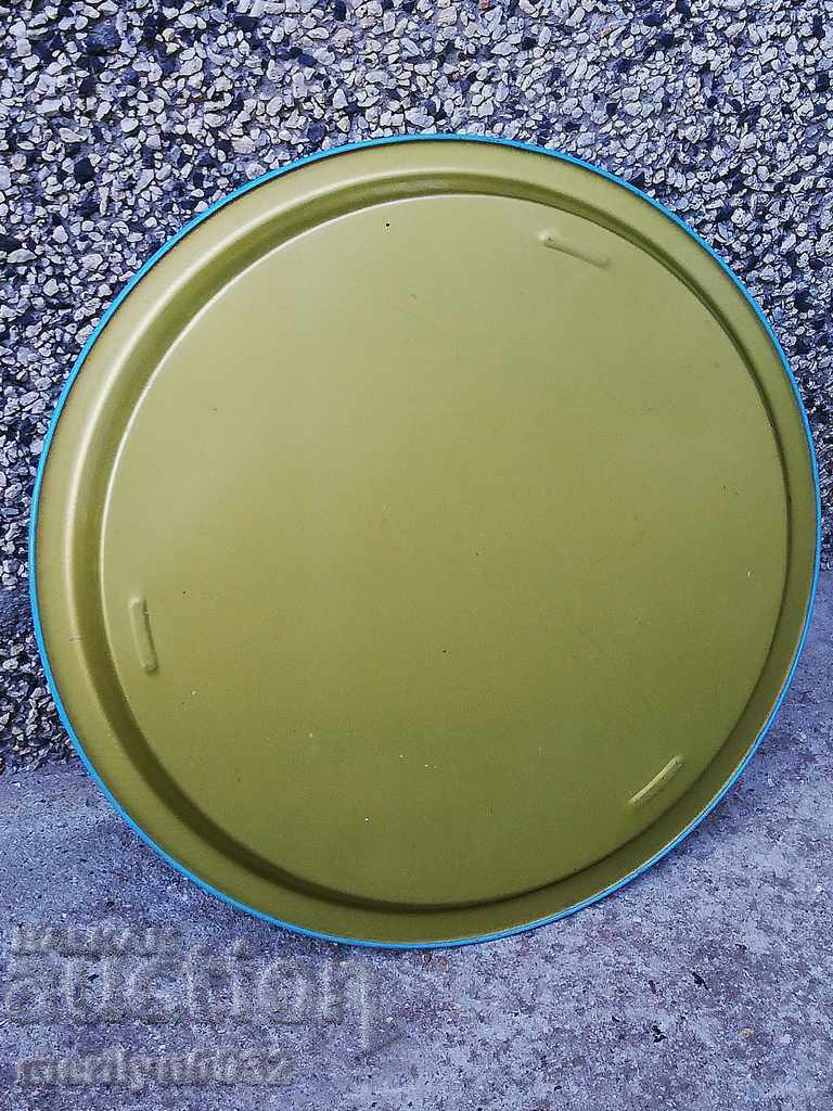 Old metal tray tray, plateau with price 31.00 BGN | € 15.85 Old metal tray tray, plateau with price 31.00 BGN | € 15.85