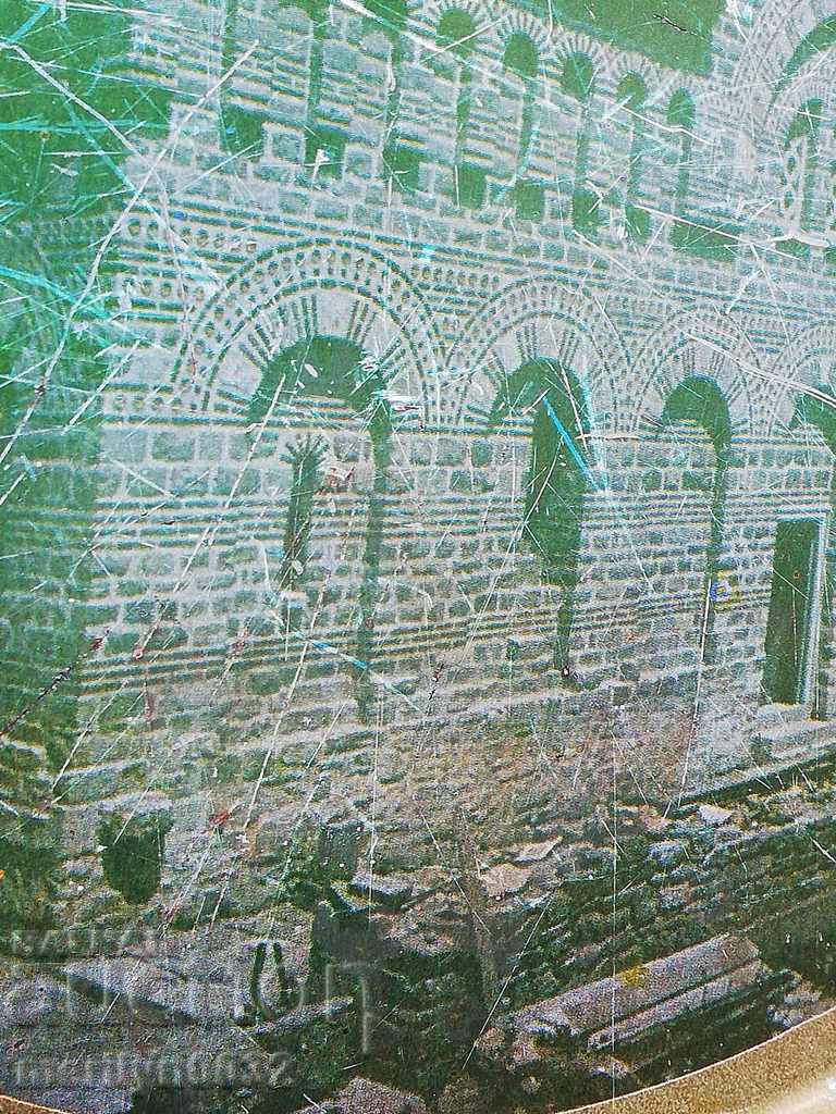 Παράδοση Μεταλλικό δίσκο με την εκκλησία του Αγίου Δημητρίου Βελίκο Τάρνοβο Παράδοση Μεταλλικό δίσκο με την εκκλησία του Αγίου Δημητρίου Βελίκο Τάρνοβο