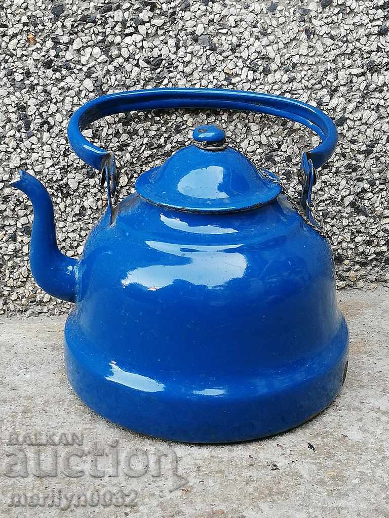 Enamelled Teapot Yugoslavia 1949 year old court with enamel with price 43.00 BGN | € 21.99 Enamelled Teapot Yugoslavia 1949 year old court with enamel with price 43.00 BGN | € 21.99