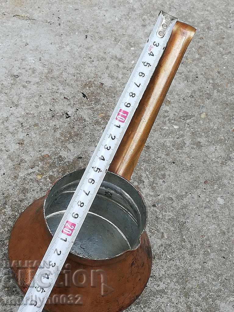 Delivery of Old tinned copper cezve, coffee pot, copper, copper vessel Delivery of Old tinned copper cezve, coffee pot, copper, copper vessel