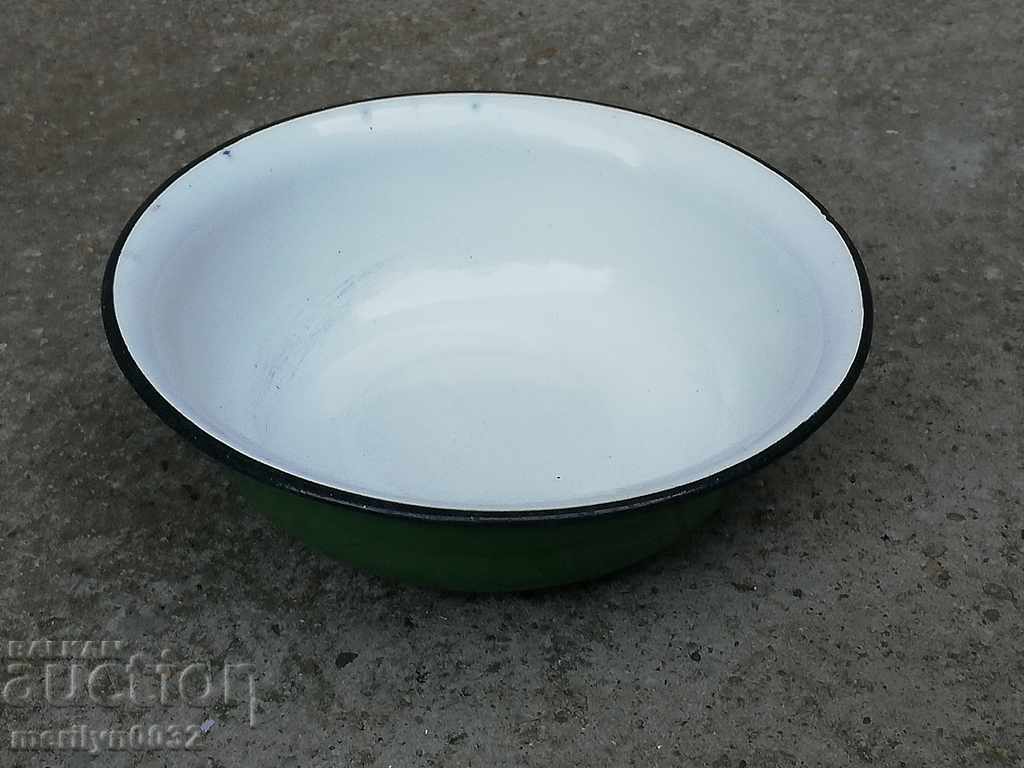 Enameled basin basin vessel with enamel from the USSR bowl - 6 Enameled basin basin vessel with enamel from the USSR bowl - 6