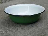 Δοχείο λεκάνης εμαγιέ με σμάλτο από το μπολ της ΕΣΣΔ