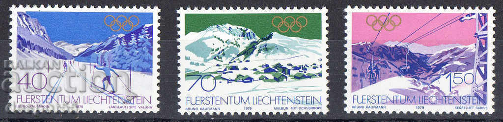 1979. Liechtenstein. Winter Olympics - Lake Placid, USA.