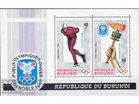 1968. Burundi. Jocurile Olimpice de iarnă - Grenoble. Block.