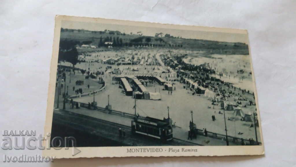 Ταχυδρομική κάρτα Montevideo Playa Ramirez 1932
