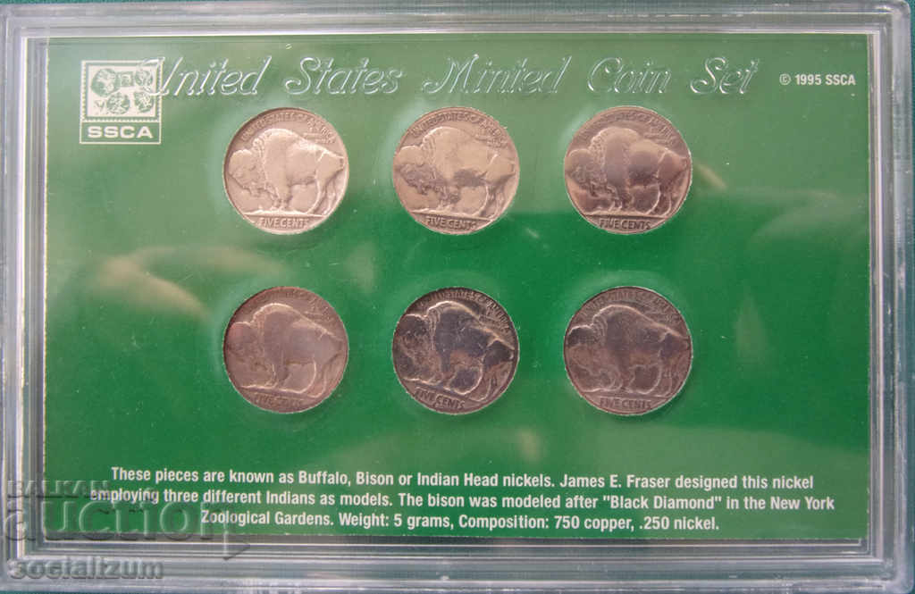 Licitație Lotul Statelor Unite 1926.28,29,30,36,37 Rare