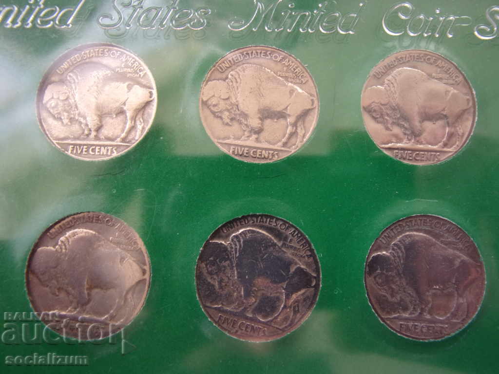 Livrarea Lotul Statelor Unite 1926.28,29,30,36,37 Rare