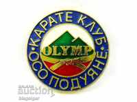 KARATE CLUB - OLYMPUS - INFLATION AXIS - SPORTS BADGE