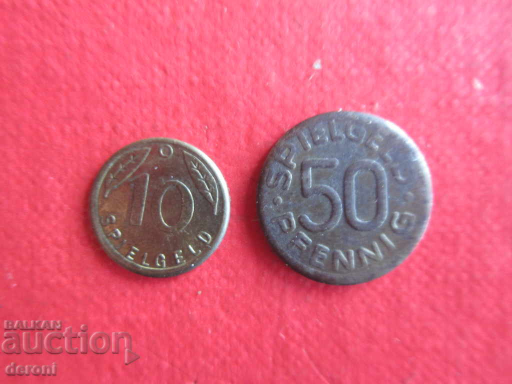 Delivery of Old German toy lot of old coins Delivery of Old German toy lot of old coins