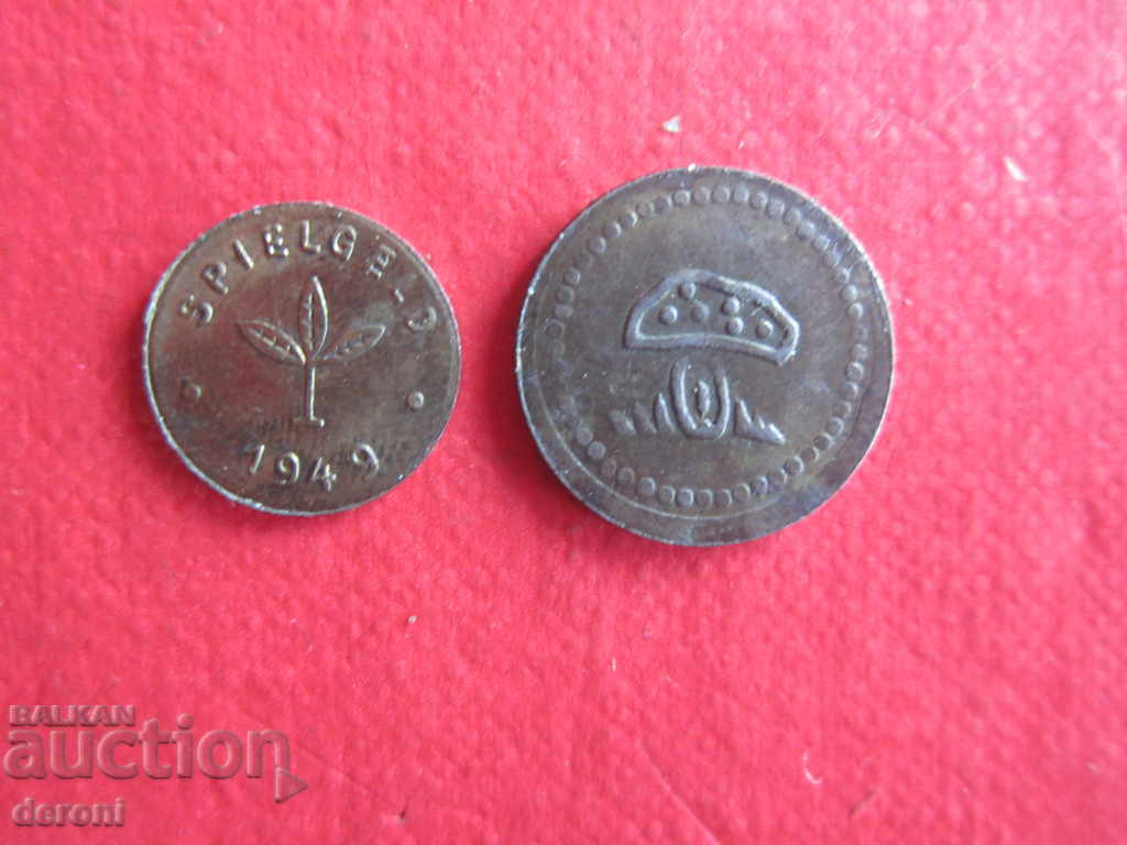 Old German toy lot of old coins - 5 Old German toy lot of old coins - 5